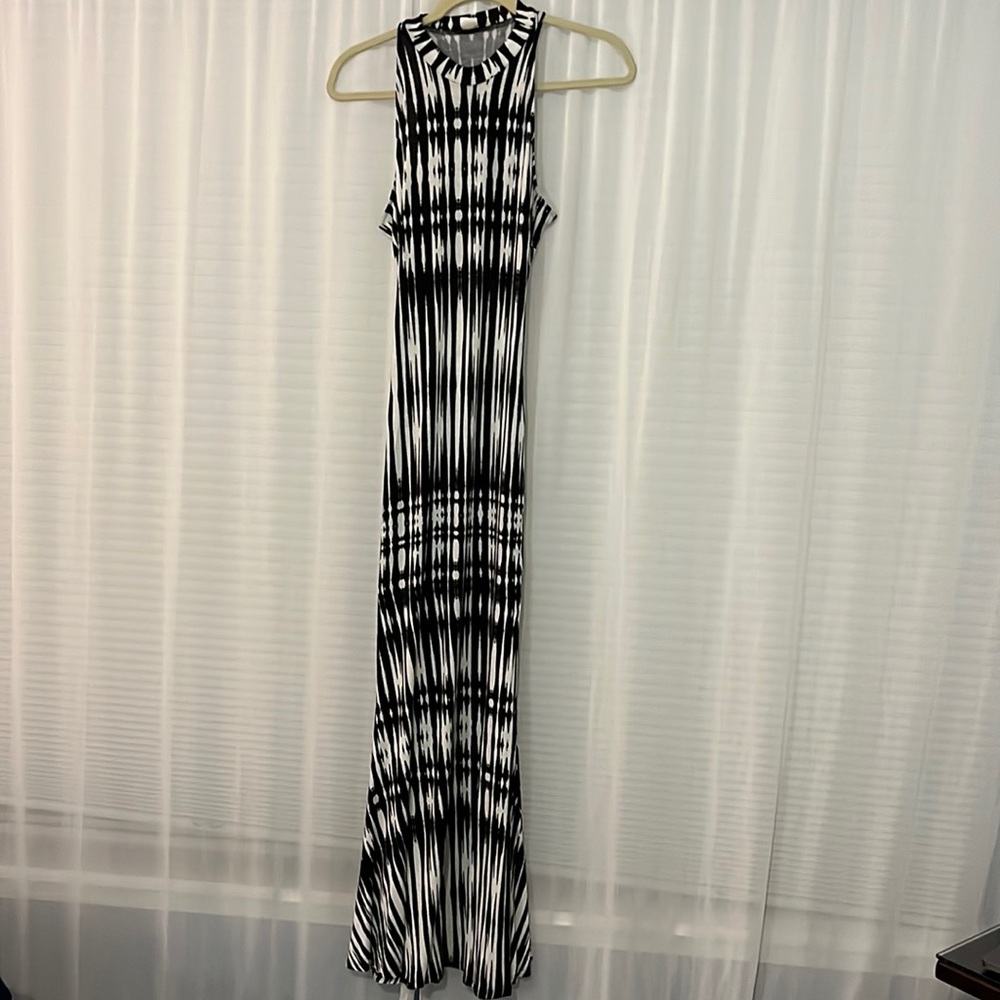 sexy, casual dress, Long, B&W, thin, could be used for sexy Halloween costume